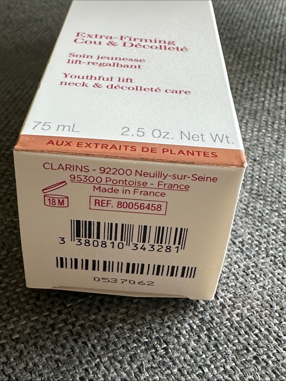 NEW Clarins Extra-Firming Neck and Décolleté Anti-Aging Cream 75ML - Picture 9 of 9